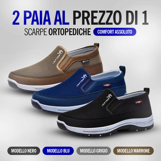 2 PAIA AL PREZZO DI 1 – Scarpe Ortopediche Comode OrtoLite